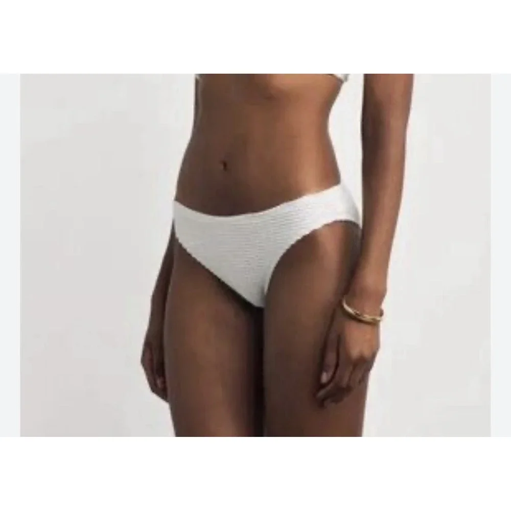 New ULLA Johnson Dani Bikini Bottom Women's Large Shell Beach Vacation MSRP $180